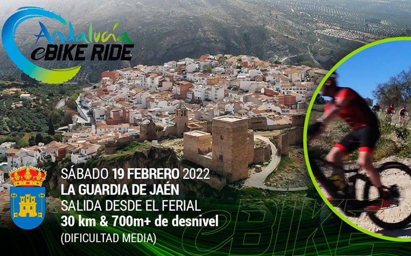 La Andalucía eBike Ride en La Guardia será la antesala de la Andalucía Bike Race