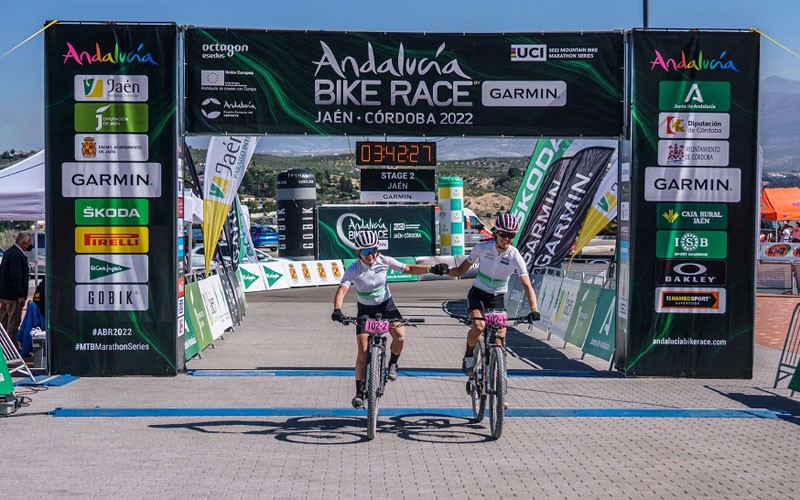 ganadoras etapa 2 andalucia bike race jaen
