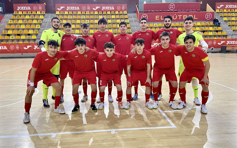 Pablo Ordóñez firma un gol en el amistoso entre España sub-19 y Movistar Inter B