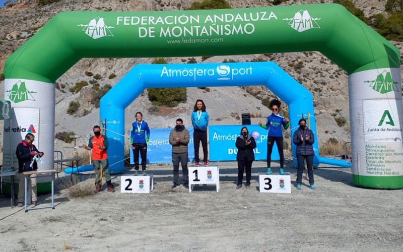 Silvia Lara, campeona de Andalucía de Carreras Verticales