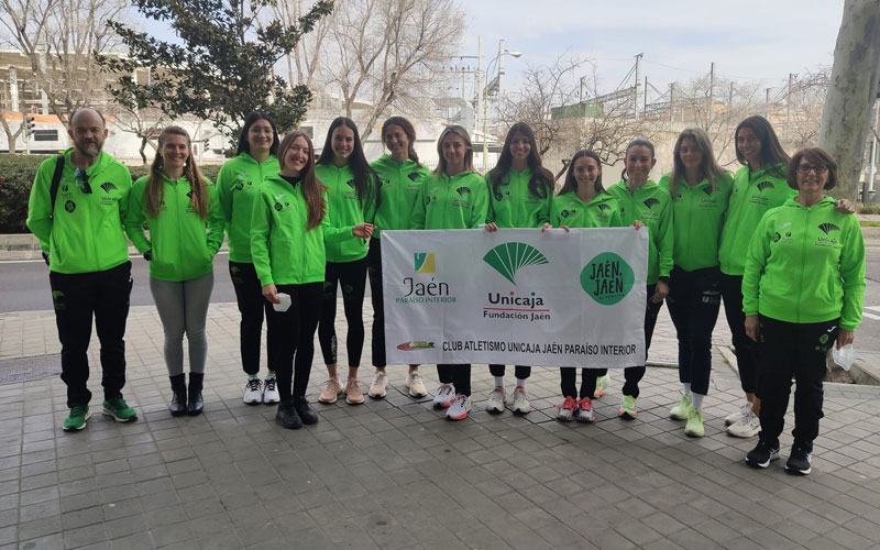 Séptimo puesto para Unicaja Atletismo en el Nacional de Clubes Femenino de Pista Cubierta