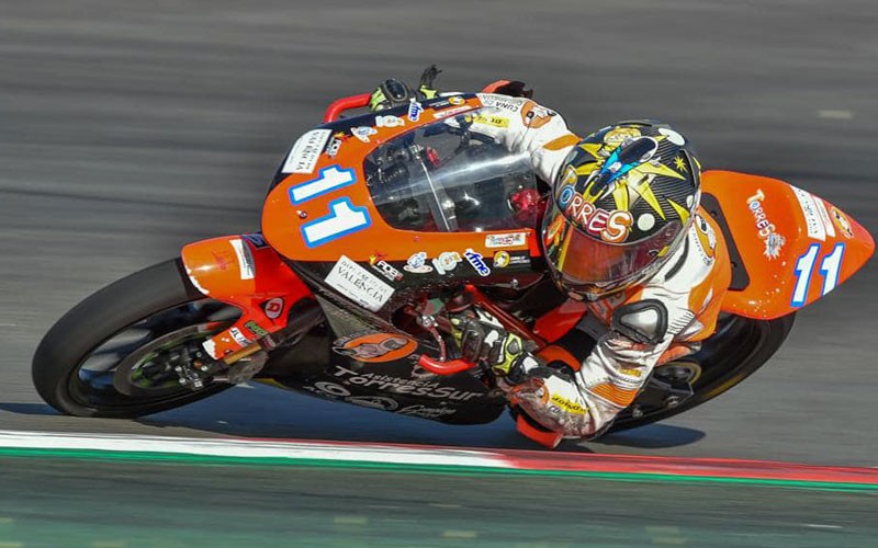 Jesús Torres comienza la temporada con los test del Nacional ESBK en Jerez