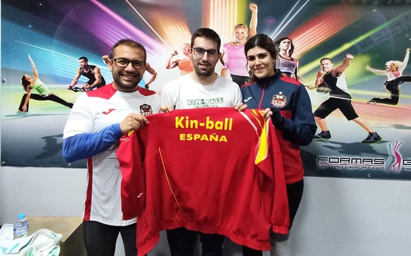 La Selección Española de kinball, con mucho acento marteño