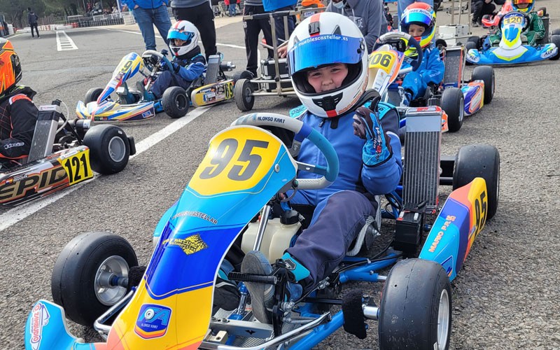 Buen resultado para Mario Prieto en la primera cita del Andaluz de Karting