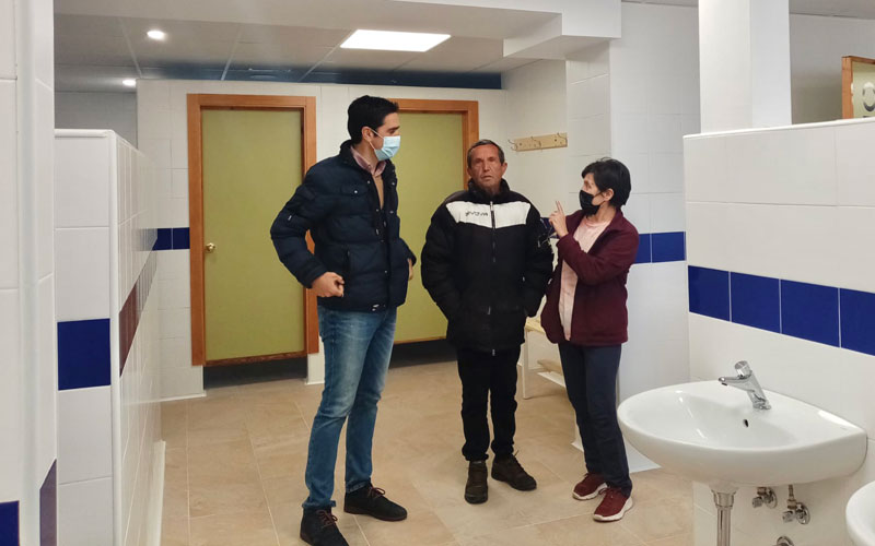 obras vestuarios campo futbol mures