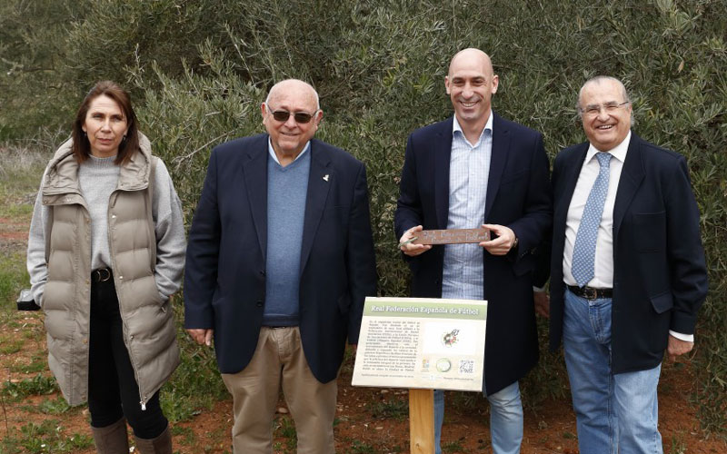 La RFEF apadrina un «Olivo Solidario Aceite de la Vida» en Carboneros