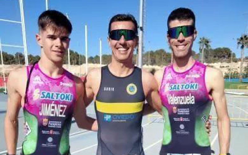 Buen inicio de temporada para los triatletas José Ramón Jiménez y Cristóbal Valenzuela