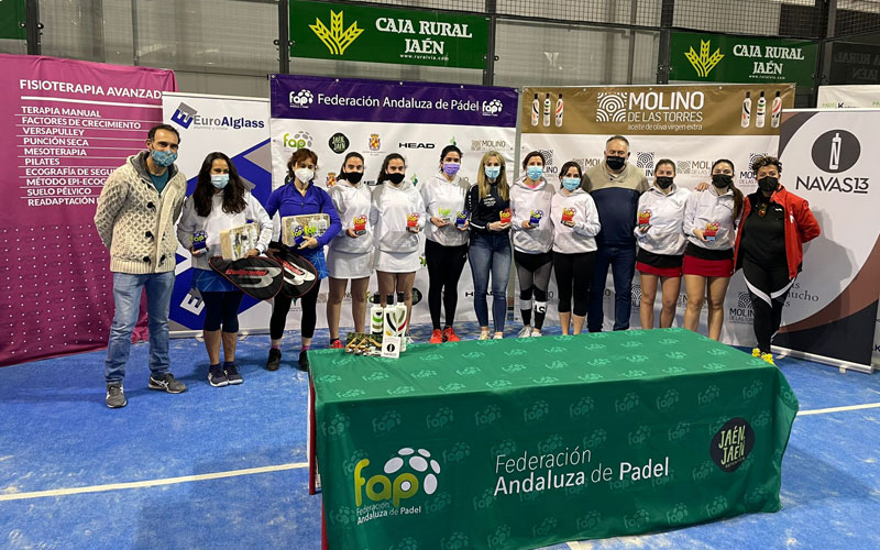 El pádel femenino jiennense demuestra su talento en el Woman Padel Andaluz