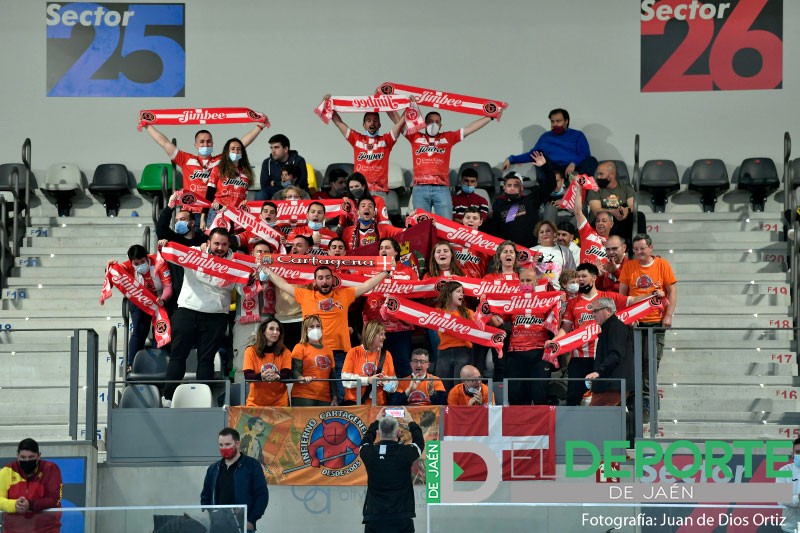 La afición en el Olivo Arena (Primera jornada Copa de España)