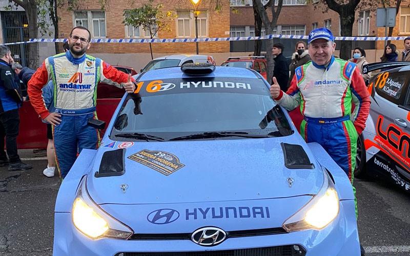 Iván Urea culmina con éxito su participación en el Rally de Sierra Morena