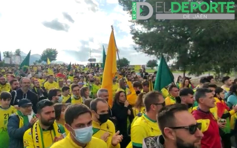 Llegada de la Marea Amarilla al Olivo Arena