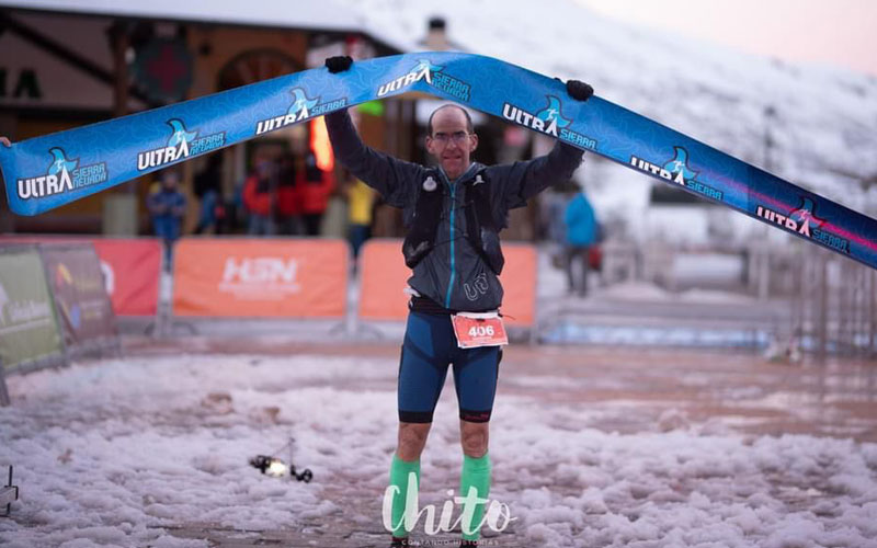 Ricardo Barrera, del CD Marathon Alcaudete, campeón de la Extrema Ultra Sierra Nevada