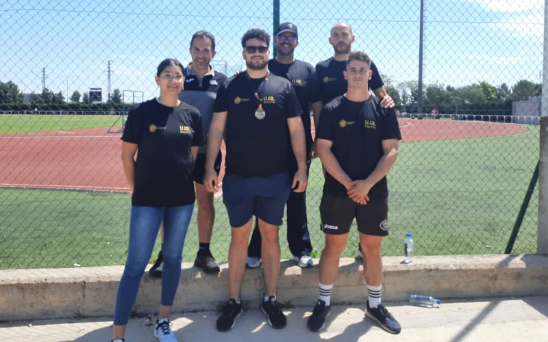 Alberto González, campeón de España Universitario 2022 de lanzamiento de martillo