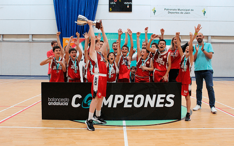 Jaén CB se proclama campeón provincial en la categoría minibasket masculina