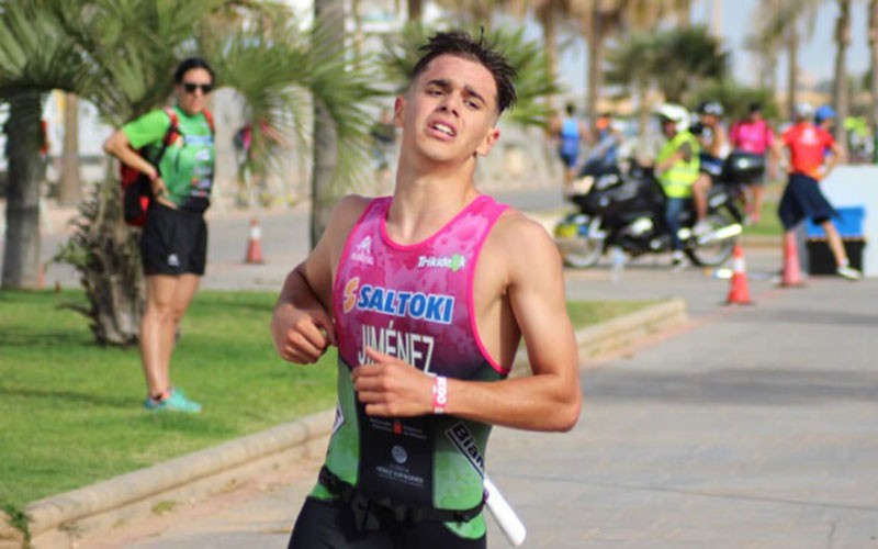 Buen estreno del ubetense José Ramón Jiménez en la Liga de clubes de triatlón