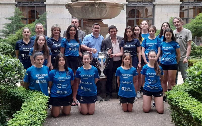 recepcion tecnigen linares diputacion jaen campeon liga