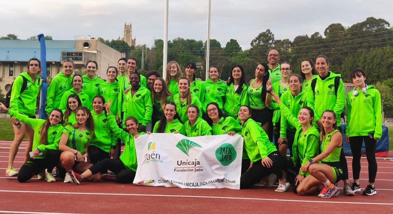 unicaja atletismo equipo femenino