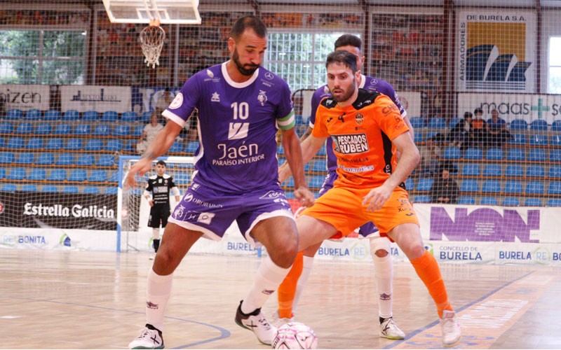 El Jaén FS cumple en Burela y jugará el playoff por el título