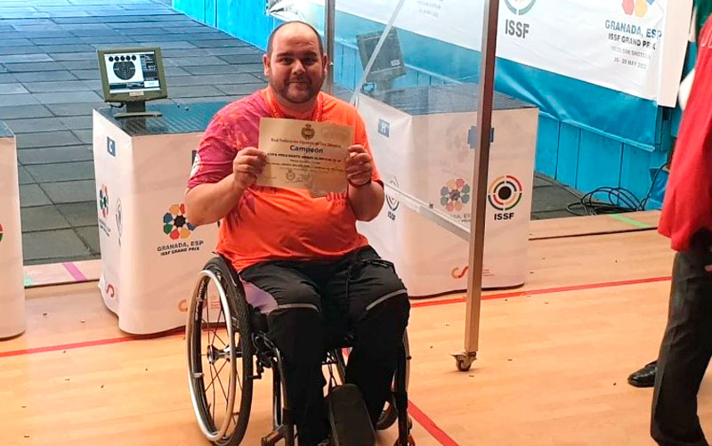 Carlos Linares, campeón de la Copa Presidente de Pistola Deportiva