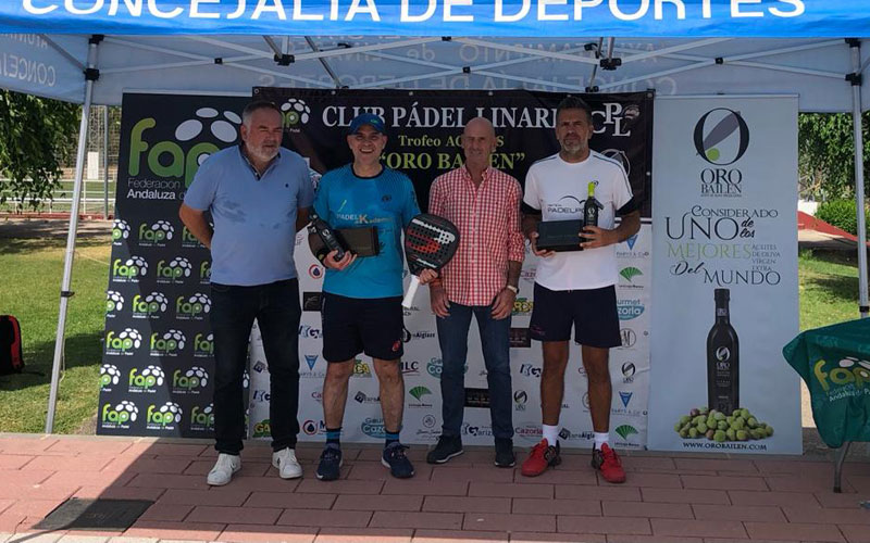 Los veteranos del pádel andaluz dan la talla en los IV Internacionales Ciudad de Linares