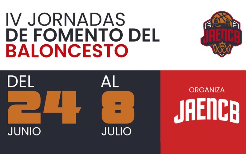 Jaén CB abre el plazo de inscripción para las IV Jornadas de Fomento del Baloncesto