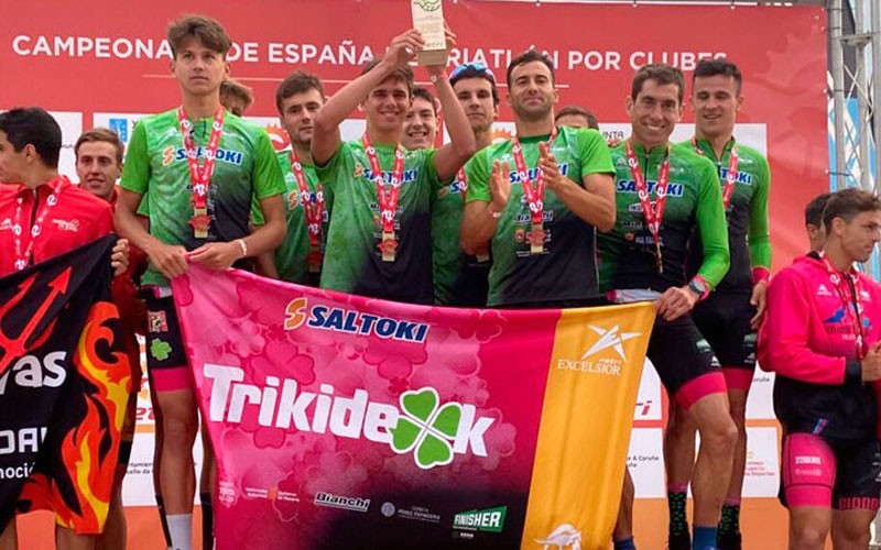 El ubetense José Ramón Jiménez, campeón de España de triatlón por equipos en Primera División