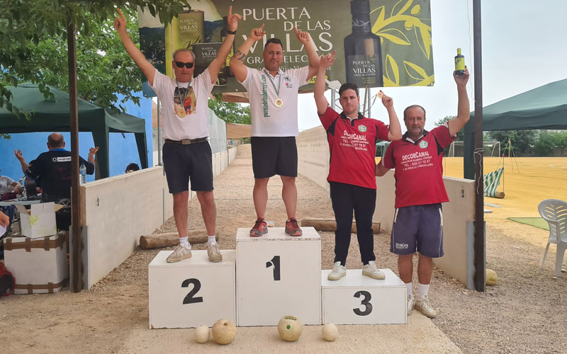 Luismi Aibar, del Cazorla Puente de las Herrerías, campeón andaluz de bolo andaluz individual montaña