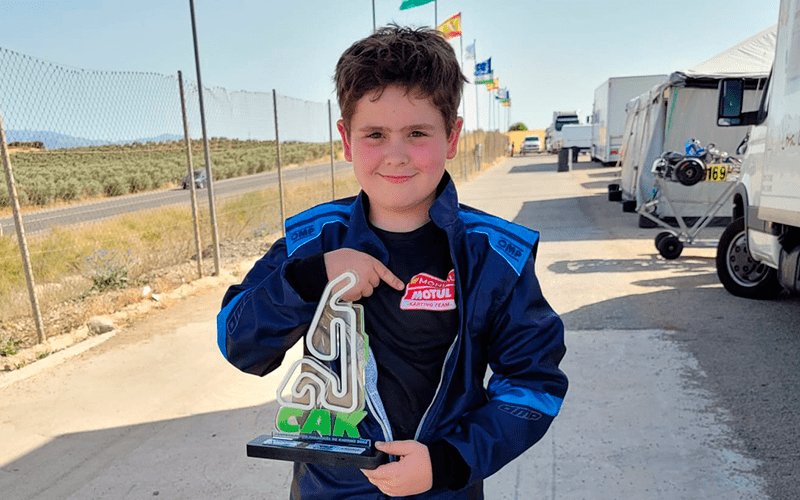 Mario Prieto logra el tercer puesto en la prueba del Andaluz de Karting