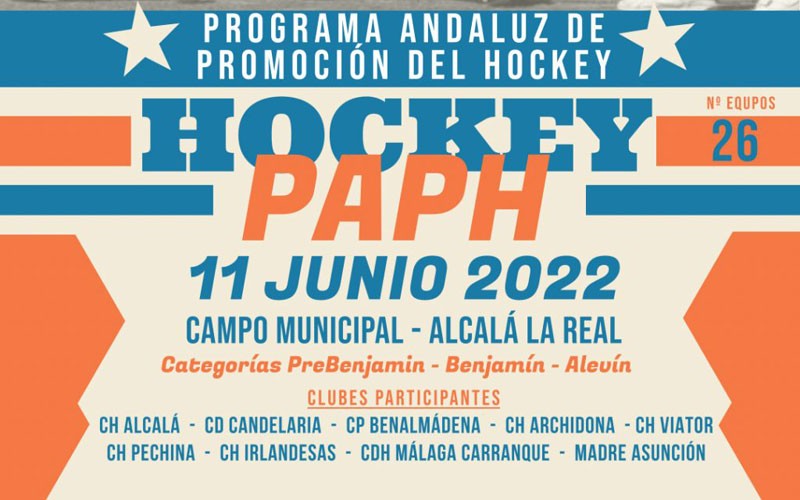 El programa de promoción del hockey reunirá a 26 equipos en Alcalá la Real