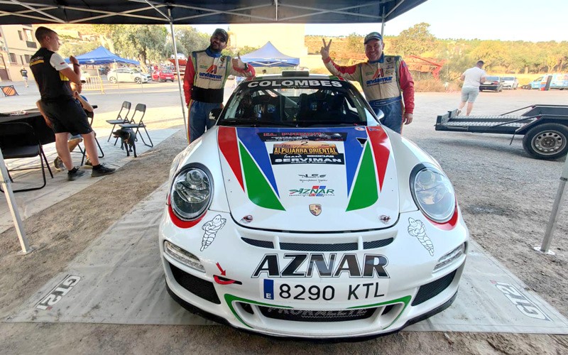 Iván Urea se sube al podio de la victoria copilotando a Aznar en Rally de la Alpurraja Oriental