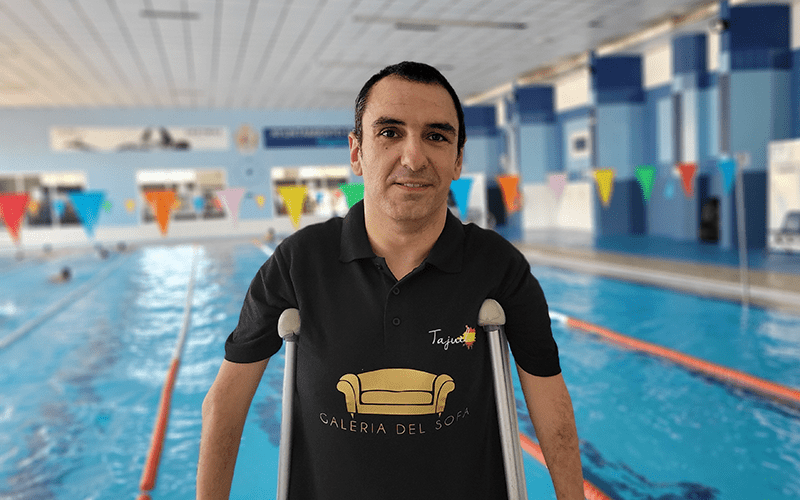 Tajuelo, listo para competir en el Mundial de Natación Paralímpica de Madeira
