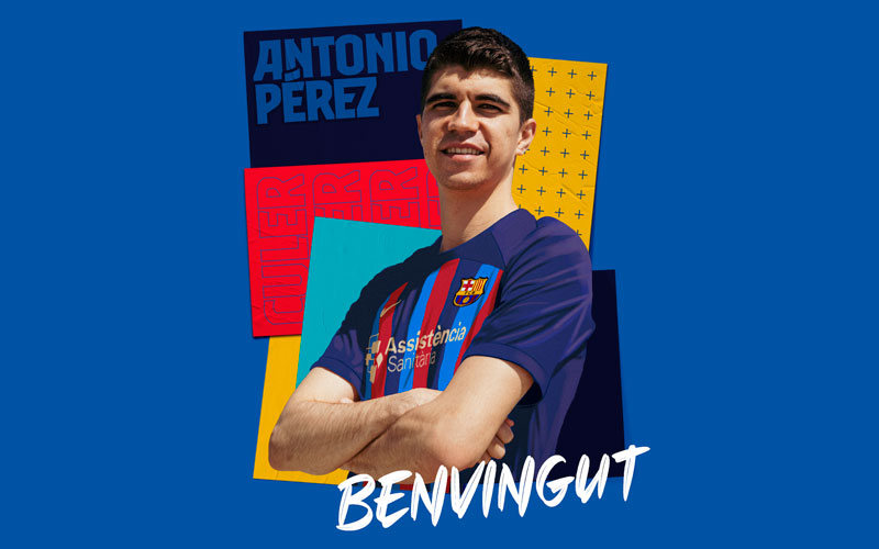 El Barça oficializa el fichaje de Antonio Pérez