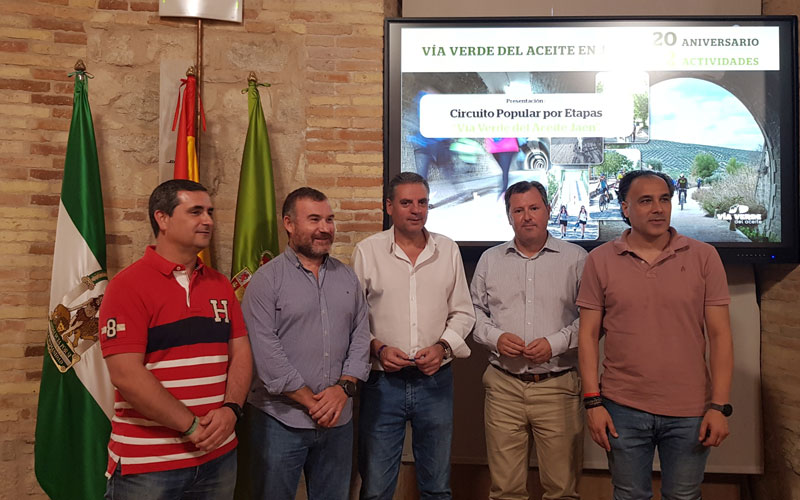 Diputación presenta un circuito popular para “correr” en tres etapas la Vía Verde del Aceite