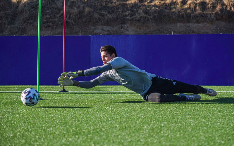 El Real Jaén encuentra en David García el portero sub-23 que buscaba