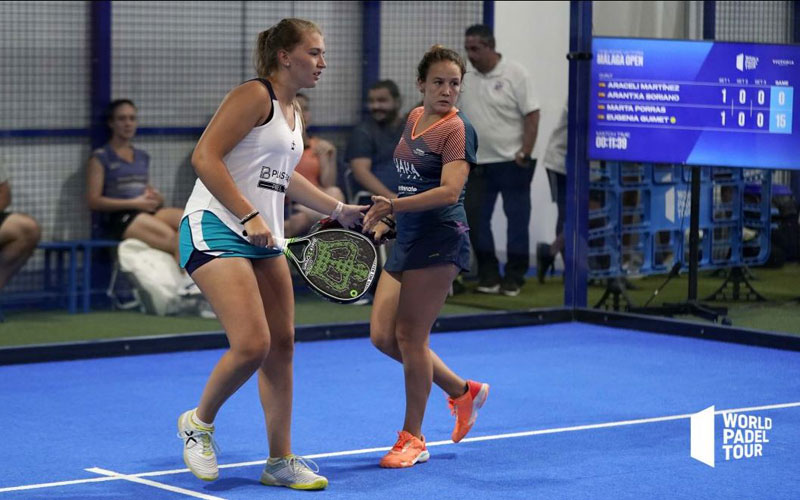 Fin al paso de Marta Porras por el Málaga Open de World Padel Tour