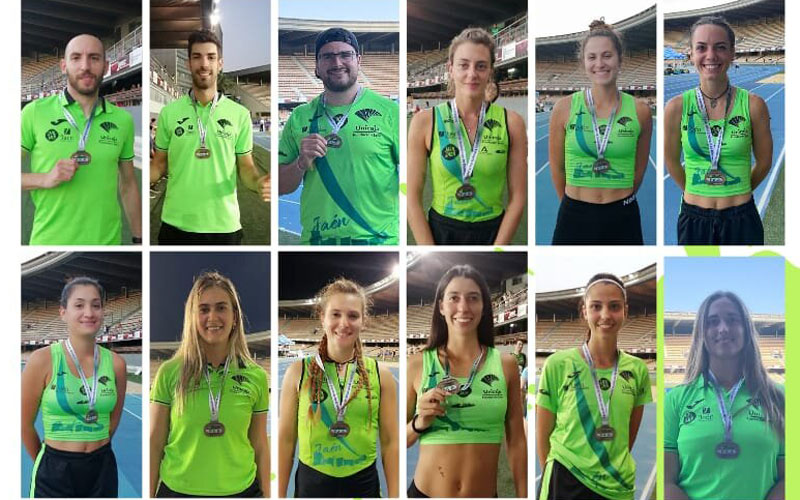 Unicaja Atletismo cosecha 18 medallas en el Campeonato de Andalucía Absoluto