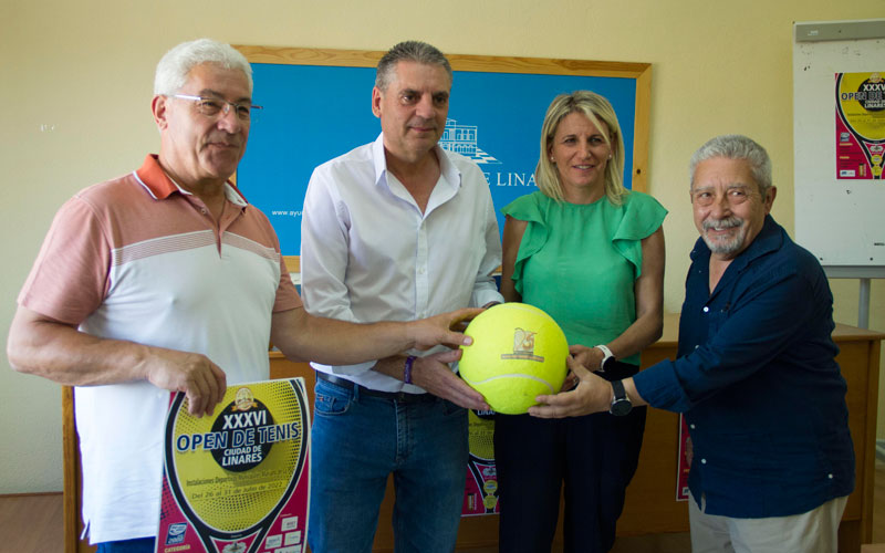 presentacion open de tenis linares