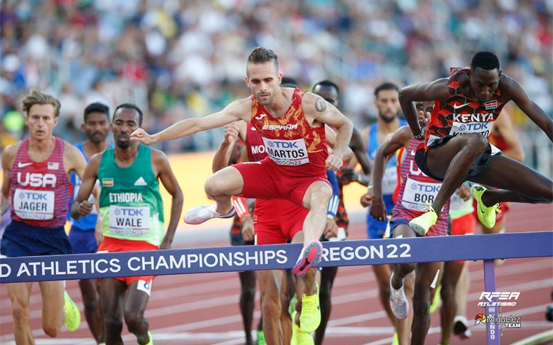 Sebas Martos, tras la final de 3.000 del Mundial: «No estoy nada contento»