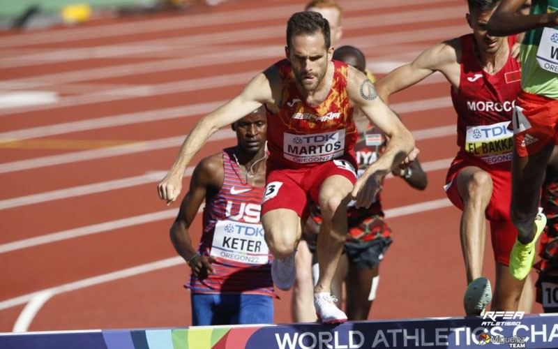 Sebas Martos, a la final de 3.000 m del Mundial de Oregón