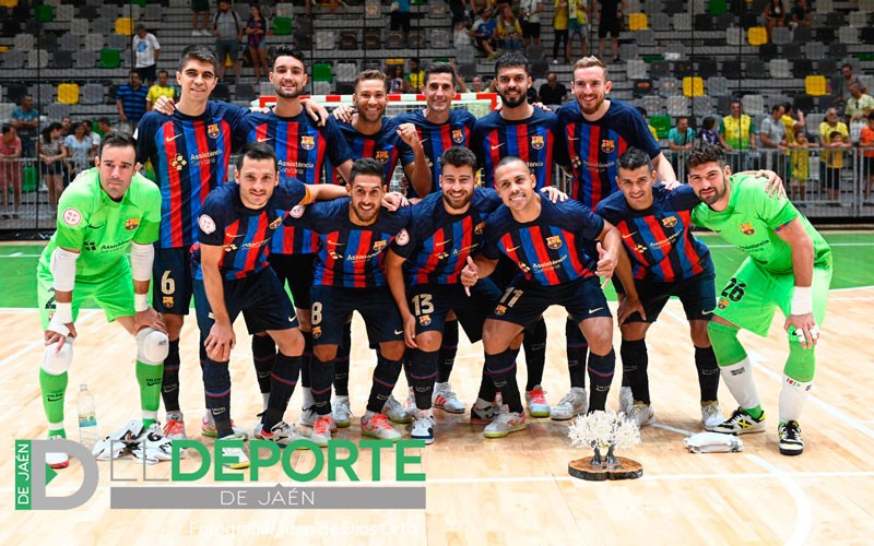 El Barça vence al Jaén y se alza con el XI Trofeo del Olivo