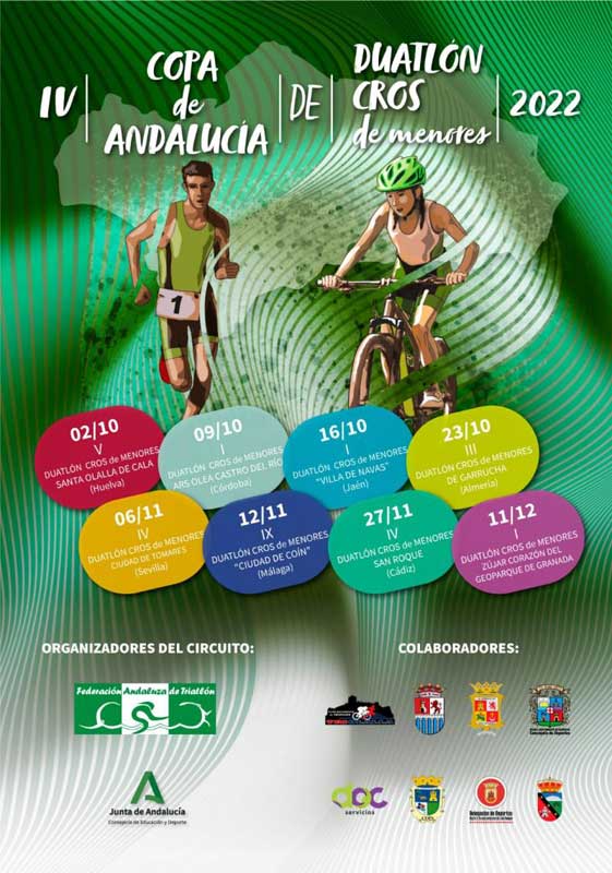 cartel duatlon menores copa andalucia