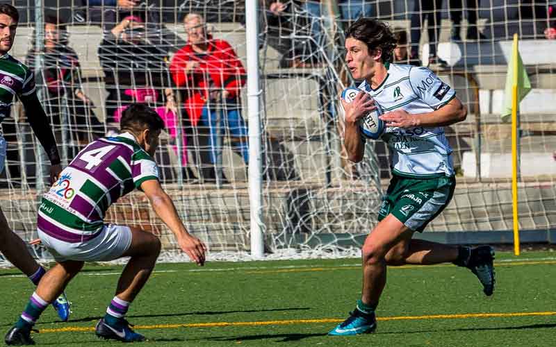 La cantera de Jaén Rugby gana presencia en el primer equipo