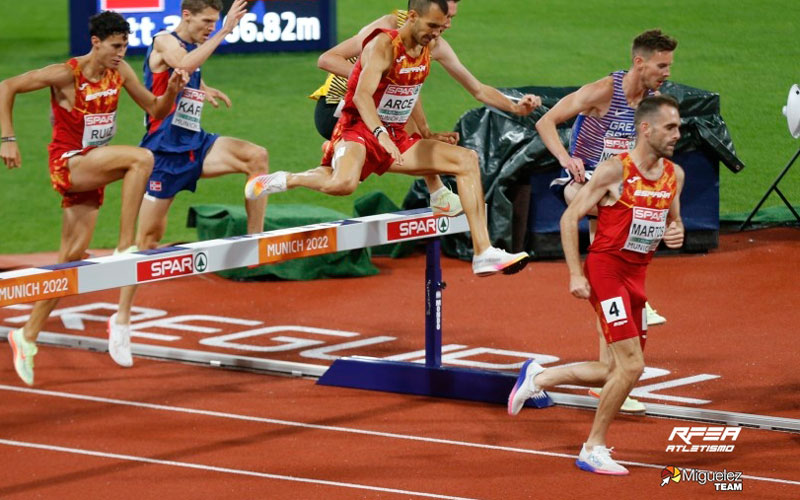 Sebas Martos, sexto en la final de los 3000 m obstáculos del Europeo