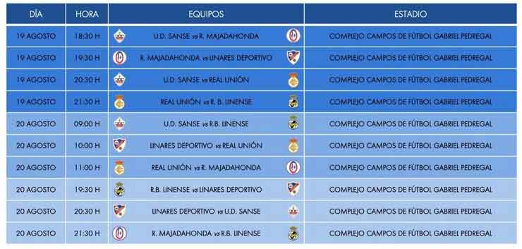 partidos torneo iniciacion primera rfef