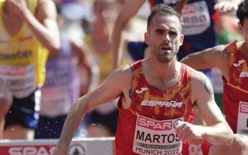 Sebas Martos, clasificado por tiempos para la final de 3.000 m del Europeo