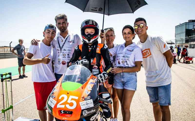 Jesús Torres, a un paso de ser campeón de España del ESBK Promo3