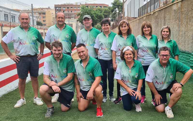 Protagonismo jiennense en el triunfo de Andalucía en el Nacional de Bolo Andaluz