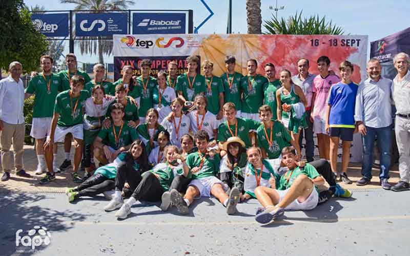 Plata y bronce para Andalucía en el Nacional de Selecciones de Pádel celebrado en Jaén