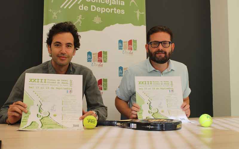 Úbeda se prepara para celebrar el XXIII Torneo de Pádel ‘Ciudad de Úbeda’