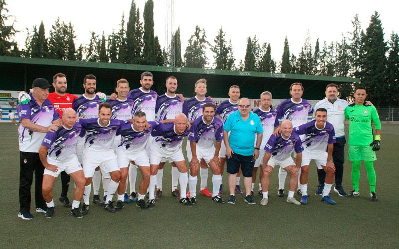 Los Veteranos del Real Jaén se imponen en el cuadrangular a beneficio de la AECC